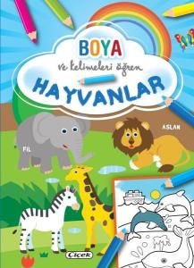 Hayvanlar - Boya ve Kelimeleri Öğren