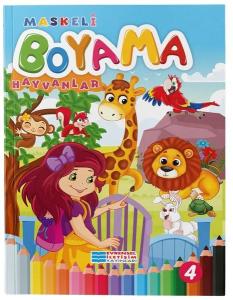 Hayvanlar - Maskeli Boyama