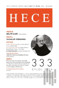 Hece Dergisi - Sayı: 333 Eylül 2024