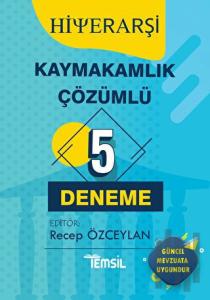 Hiyerarşi Kaymakamlık Tamamı Çözümlü 5 Deneme