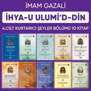İhya-u Ulumiddin 4. Cilt  Kurtarıcı Şeyler Bölümü Serisi Seti - 10 Kitap Takım