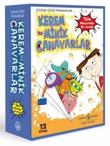 Kerem İle Minik Kahramanlar - Tüm Maceralar Bir Arada - 12 Kitap Takım