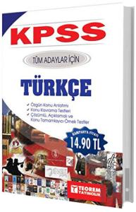 KPSS Tüm Adaylar İçin Türkçe