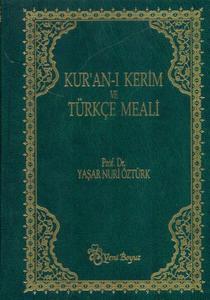 Kuran-ı Kerim Meali (Büyük Metinli Yeşil) (Ciltli)