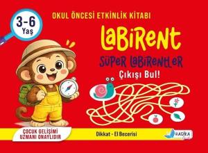 Labirent - Süper Labirentler - Çıkışı Bul! 3 - 6 Yaş