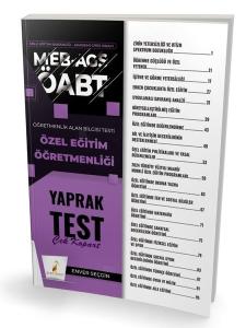 MEB - AGS ÖABT Özel Eğitim Öğretmenliği Yaprak Test