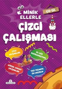 Minik Ellerle Çiz - Sil Çizgi Çalışması - Kalem Hediyeli