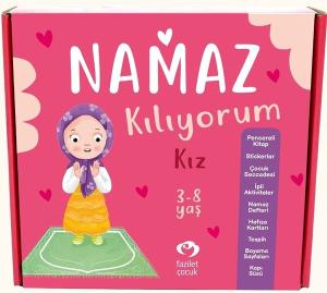 Namaz Kılıyorum Seti - Kız (Ciltli)