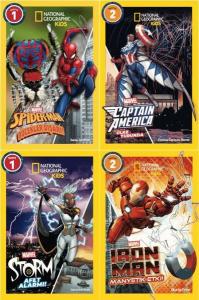 National Geographic Kids - Marvel Kahramanları İle Keşif Yolculuğu Serisi Seti - 4 Kitap Takım