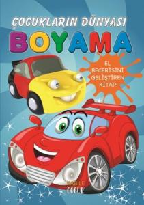 Otomobiller - Çocukların Dünyası Boyama Kitabı 1