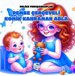 Pembe Çerçeveli Komik Kahraman Abla