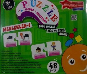 Puzzle Yapboz-Eşleştirme Meslekler 1 - 48 Parça
