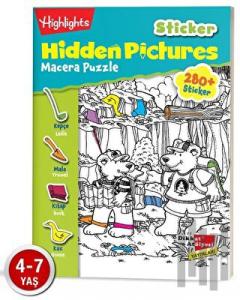 Sticker Hidden Pictures Macera Puzzle (Tek Kitap)
