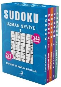 Sudoku - Uzman Seviye Seti - 5 Kitap Takım 1 - 2 - 3 - 4 - 5