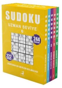 Sudoku - Uzman Seviye Seti - 5 Kitap Takım 6 - 7 - 8 - 9 - 10