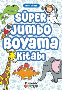 Süper Jumbo Boyama Kitabı - Mavi Dünya