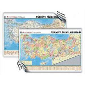 Türkiye Siyasi ve Fiziki Duvar Haritası