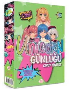 Unicorn Günlüğü Seti - Yeşil Günlük - Kutulu