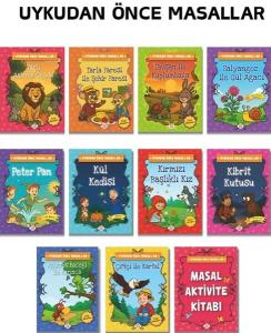 Uykudan Önce Masallar Serisi Seti - 10 Kitap + 1 Aktivite Takım