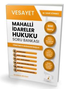 Vesayet Mahalli İdareler Hukuku Soru Bankası