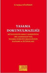 Yasama Dokunulmazlığı