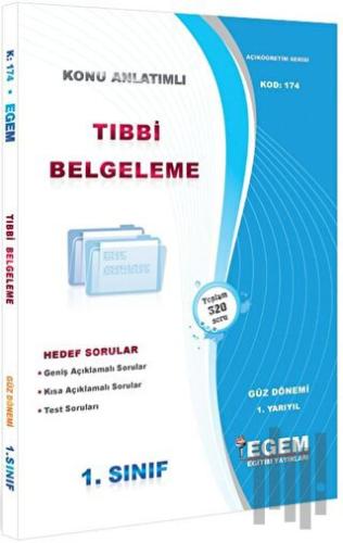 1. Sınıf 1. Yarıyıl Tıbbi Belgeleme Konu Anlatımlı Soru Bankası - Kod 174