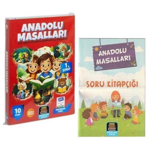 1. Sınıf Okuma Seti Anadolu Masalları 10 Kitap + Soru Kitapçığı İlavel
