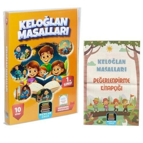 1. Sınıf Okuma Seti Keloğlan Masalları 10 Kitap + Değerlendirme Kitapç