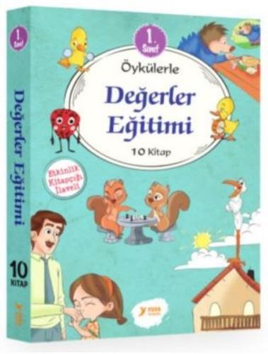 1. Sınıf Öykülerle Değerler Eğitimi Seti - 10 Kitap Takım | Kitap Amba