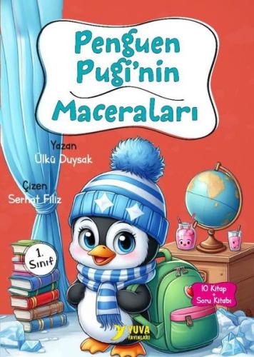 1. Sınıf Penguen Pugi'nin Maceraları Seti - 10 Kitap Takım | Kitap Amb