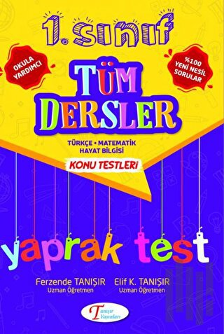 1. Sınıf Tüm Dersler Konu Testleri Test