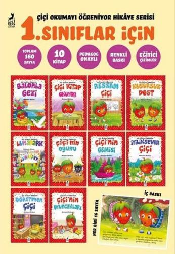 1. Sınıflar İçin Çiçi Okumayı Öğreniyor Hikaye Serisi Seti - 10 Kitap 