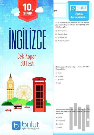 10. Sınıf İngilizce Yaprak Test | Kitap Ambarı