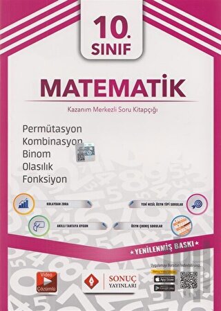 10. Sınıf Matematik - Permütasyon Kombinasyon Binom Olasılık Fonksiyon