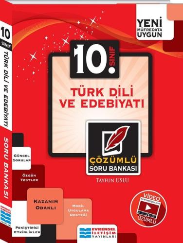 10.Sınıf Türk Dili ve Edebiyatı Video Çözümlü Soru Bankası | Kitap Amb