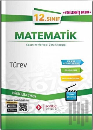 12. Sınıf Matematik Türev Kazanım Merkezli Soru Kitapçığı Video Çözüml