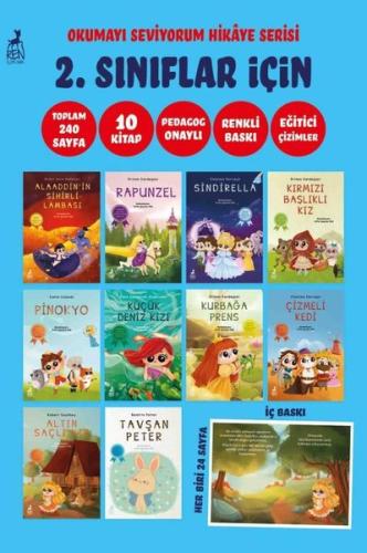 2. Sınıflar İçin Okumayı Seviyorum Hikaye Serisi Seti - 10 Kitap Takım