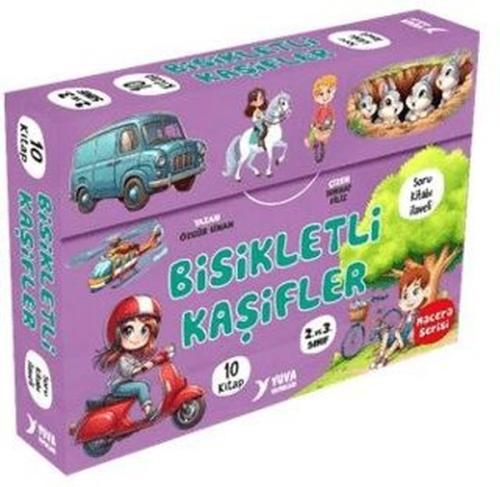 2. ve 3. Sınıf Bisikletli Kaşifler Serisi Seti-10 Kitap Takım
