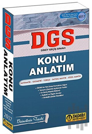 2017 DGS Matematik-Geometri-Türkçe-Sayısal Mantık-Sözel Mantık Konu Anlatım