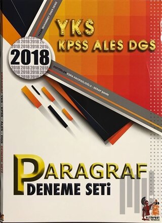 2018 YKS KPSS ALES DGS Paragraf Deneme Seti | Kitap Ambarı