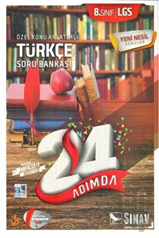 2019 8. Sınıf 24 Adımda LGS Türkçe Özel Konu Anlatımlı Soru Bankası | 