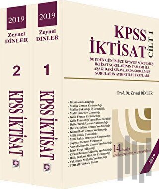 2019 KPSS İktisat (2 Cilt Takım)