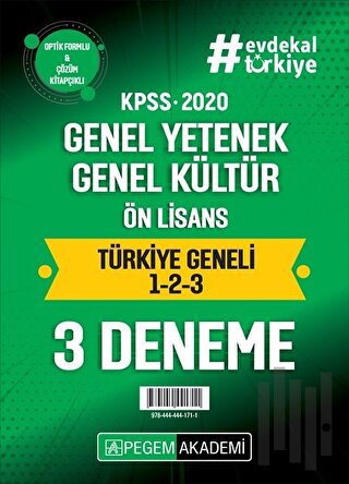 2020 KPSS Genel Yetenek Genel Kültür Ön Lisans Türkiye Geneli (1.2.3) 