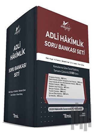 2021 İmtiyaz - Adli Hakimlik Soru Bankası Seti (11 Kitap Takım) | Kita