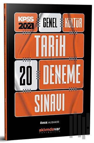 2021 KPSS Genel Kültür Tarih 20 Deneme Sınavı