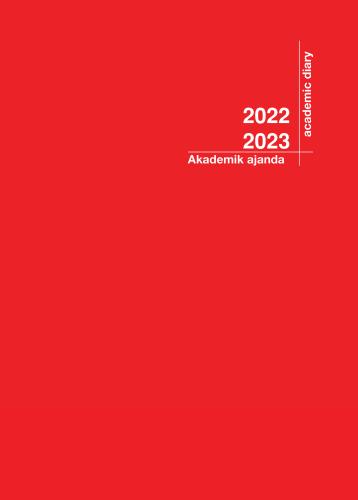 2022-2023 Akademik Ajanda 21X29 Kırmızı | Kitap Ambarı