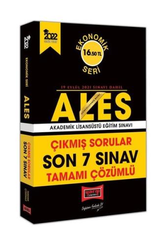 2022 ALES Ekonomik Seri Son 7 Sınav Tamamı Çözümlü Çıkmış Sorular | Ki