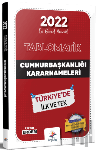 2022 Kaymakamlık Tablomatik Cumhurbaşkanlığı Kararnameleri Mevzuat Konu Anlatımı