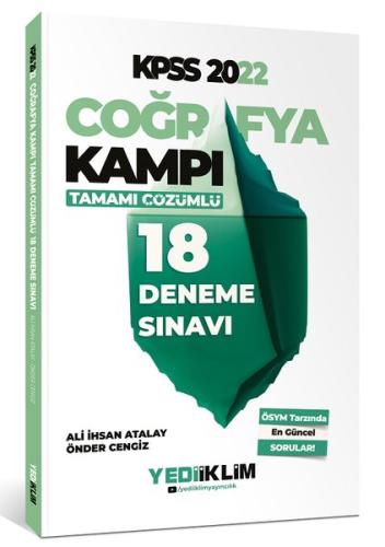 2022 KPSS Coğrafya Kampı Tamamı Çözümlü 18 Deneme Sınavı | Kitap Ambar