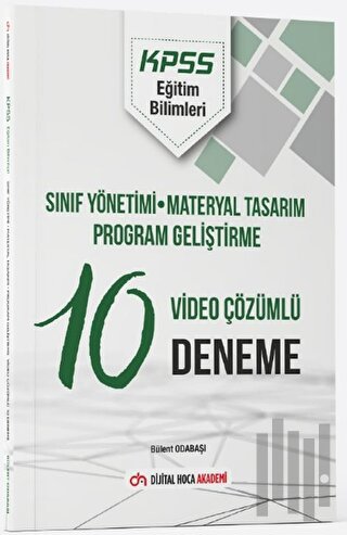 KPSS Eğitim Bilimleri Sınıf Yönetimi - Materyal Tasarım - Program Geliştirme Video Çözümlü 10 Deneme Akademi